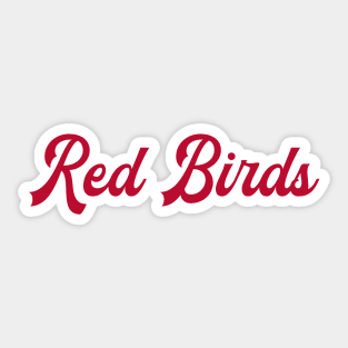 Red Birds Sticker